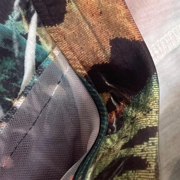 One world sleep medium butterfly maxi silky Cami straps loungewear NWT - Picture 4 of 7